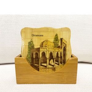 Handmade Wood Coaster Set of 3